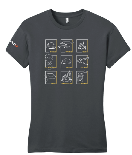 Cloud T-Shirt - Women's Grey
