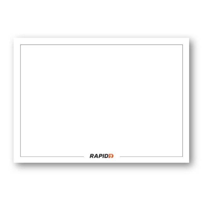 Rapid7 Branded Note Cards