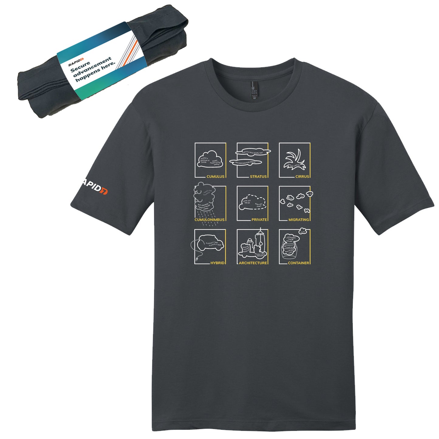 Cloud T-Shirt - Men's Grey