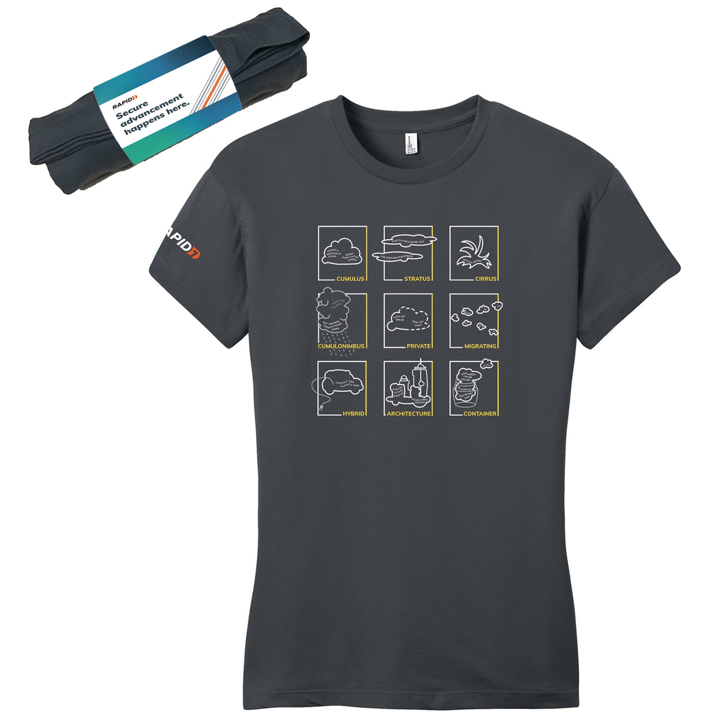 Cloud T-Shirt - Women's Grey