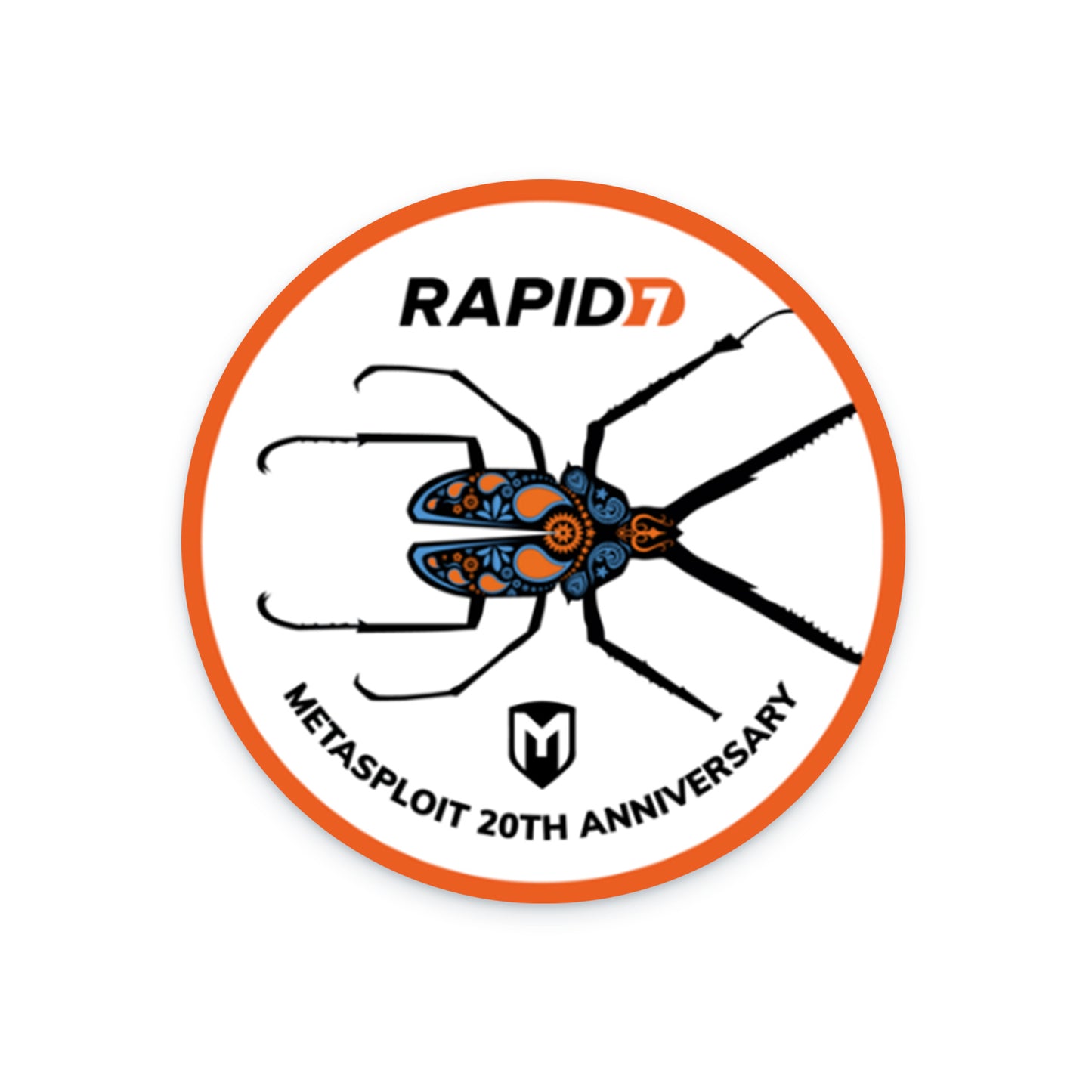 Metasploit 20th Anniversary Sticker - Version 2