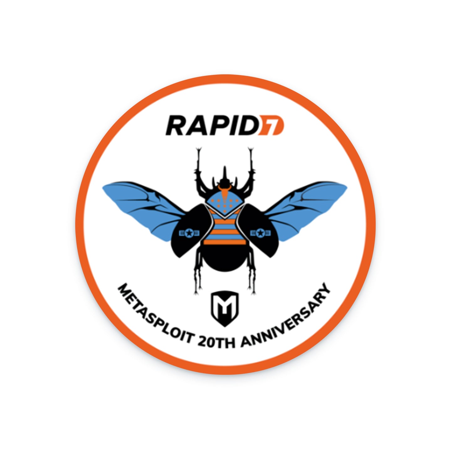 Metasploit 20th Anniversary Sticker - Version 1